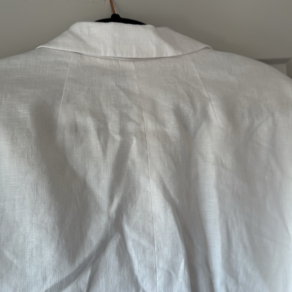 Madewell White Linen Blazer – Size 2X – New with Tags - Picture 7 of 8